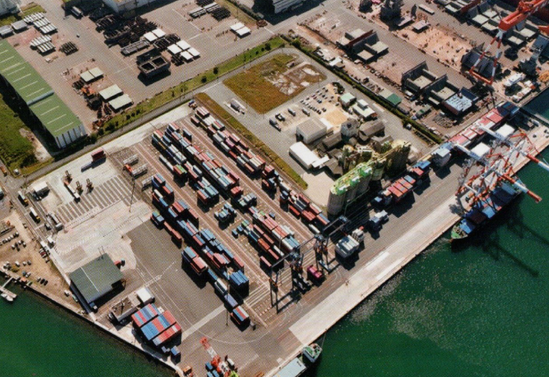 七ツ島地区の航空写真