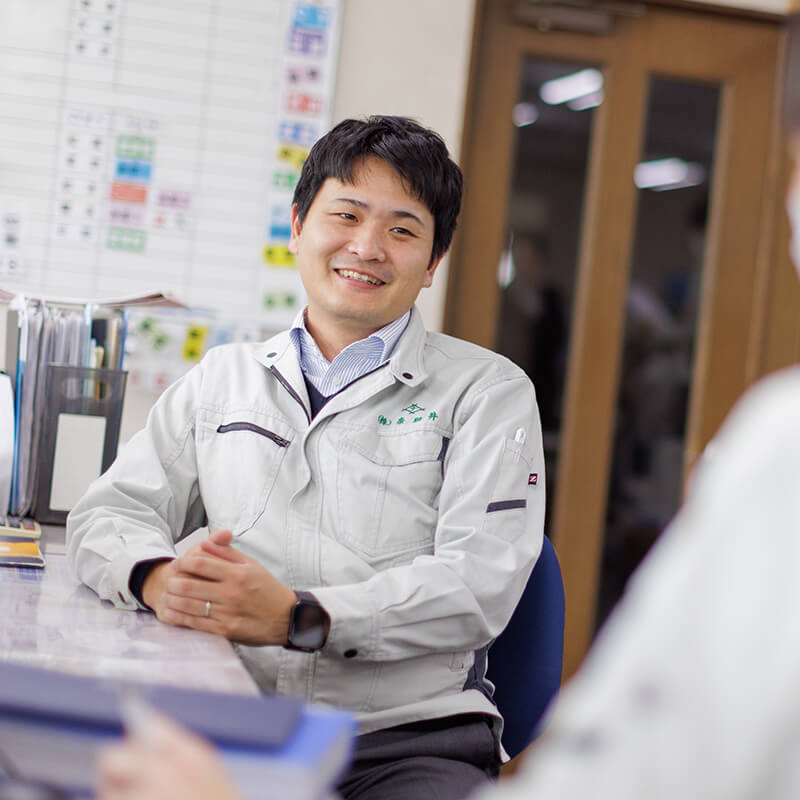 社員の談笑風景